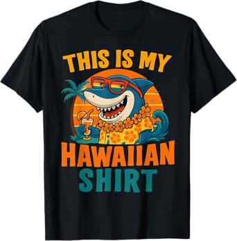 This Is My Hawaiian Shirt Tropical Luau Costume Party Hawaii T-Shirt