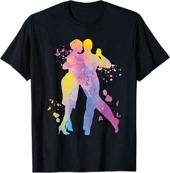 Tango Argentino Dancing Heartbeat Milonga Vals Tango Dancers T-Shirt