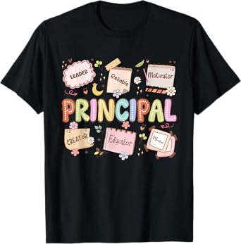 School Principal Appreciation National Principals Month T-Shirt