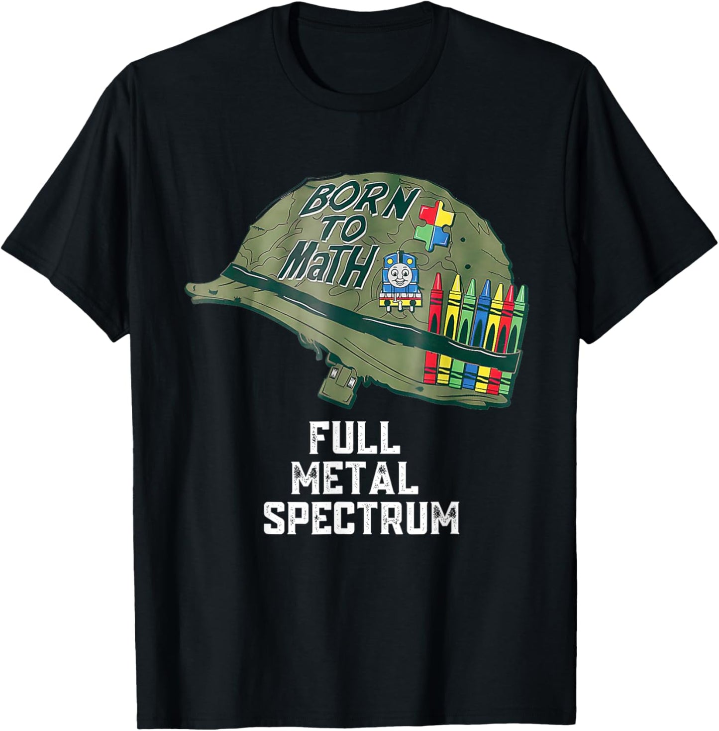 Born To Math Full Metal Spectrum T-Shirt