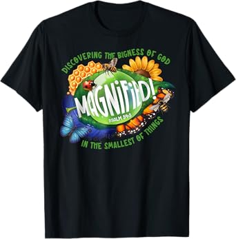 Magnified VBS 2025 Discovering the Bigness of God Christian T-Shirt