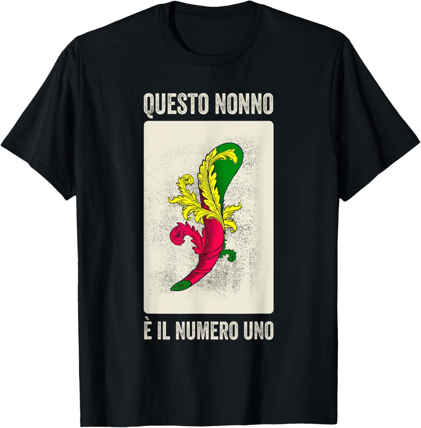 Grandpa Italian Nonno Scopa Game Scopa-Cards T-Shirt