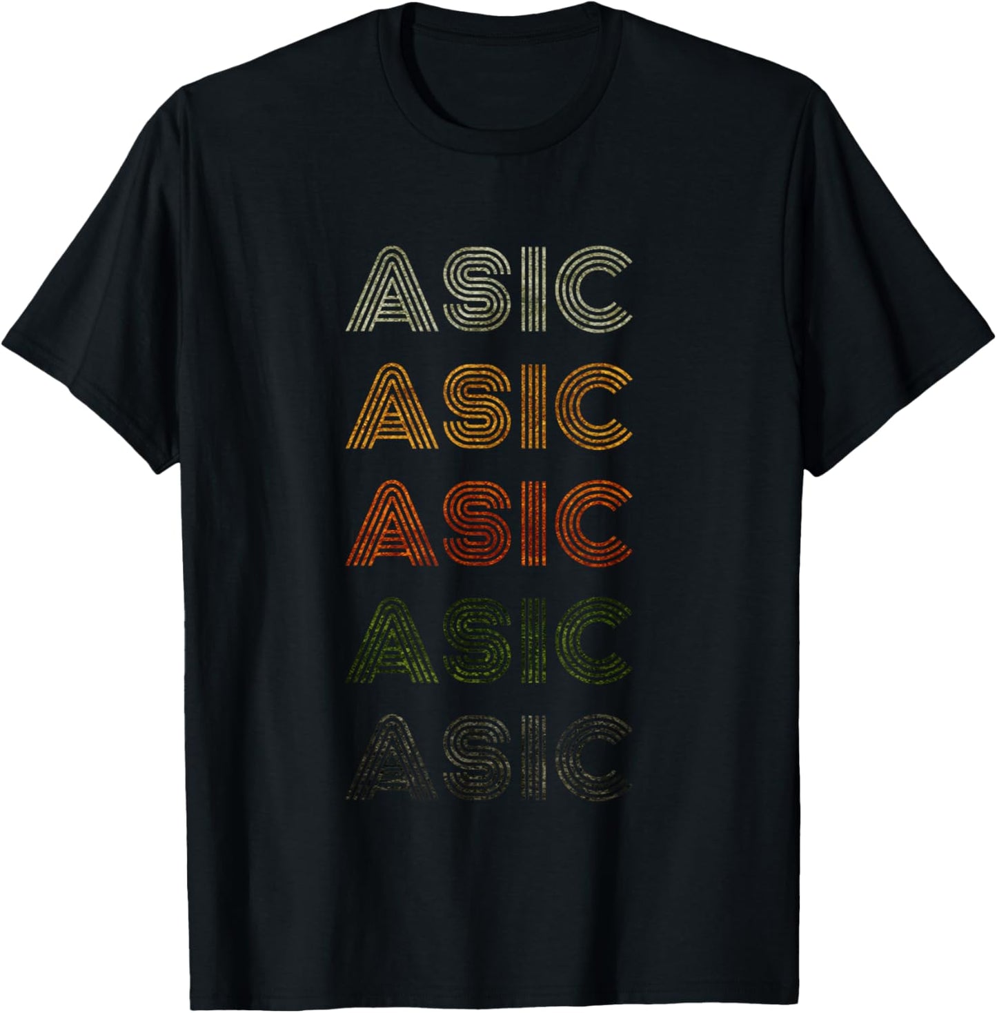 Love Heart Asic Tee Grunge Vintage Style Black Asic T-Shirt