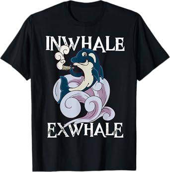 420 Day T Shirt Killer Whale Orca Shark Smoking Weed Gift T-Shirt