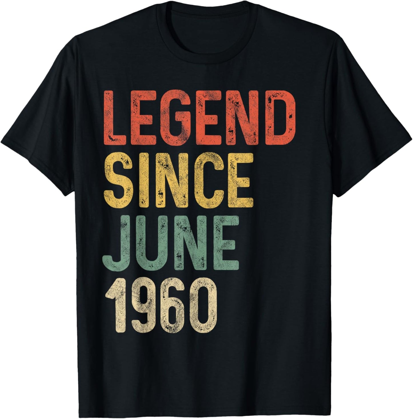 Legend 1960 65th Birthday Gifts for Men Women 65 Year Old T-Shirt