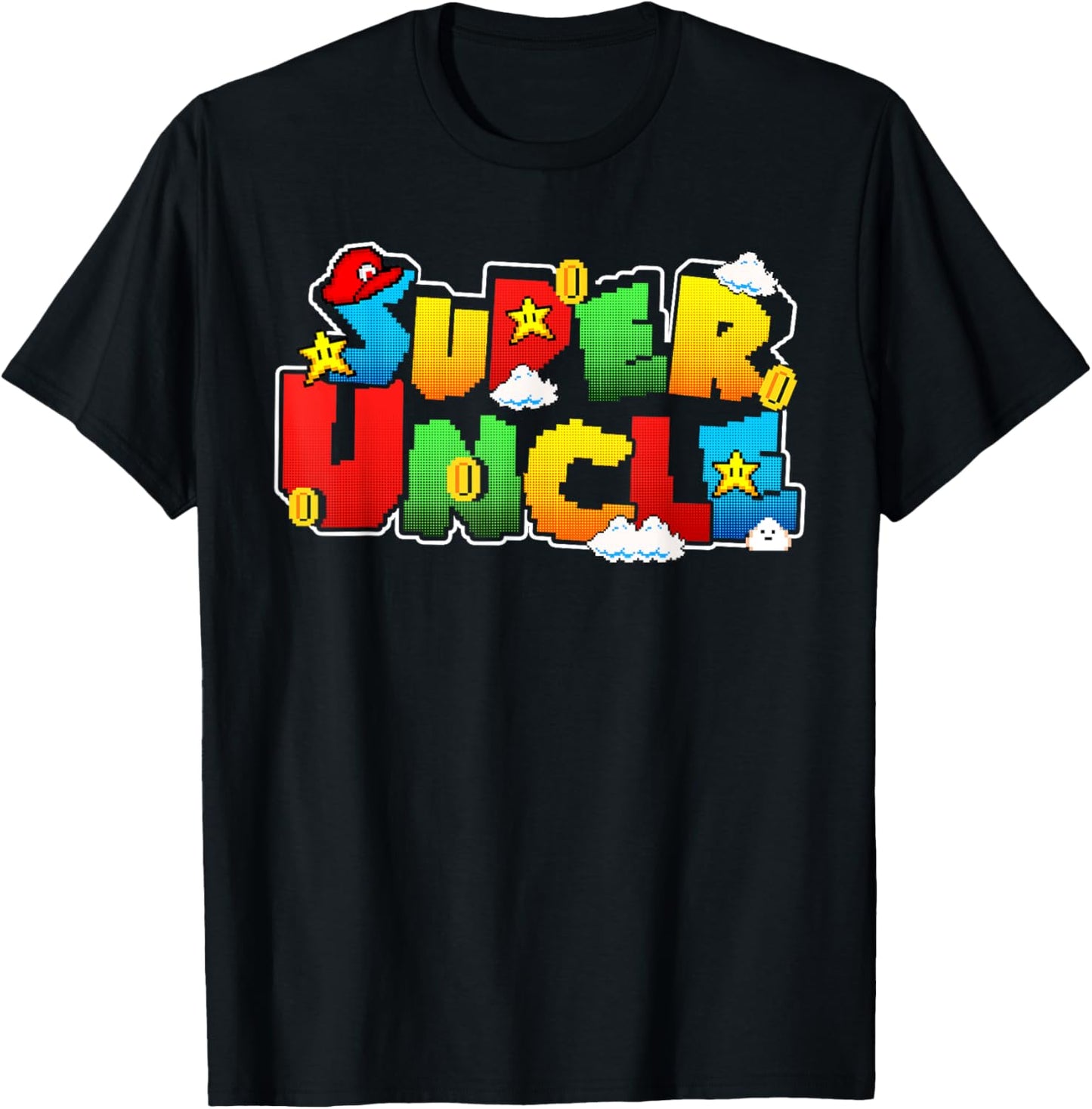 Gamer Super Uncle Funny Father Day Gifts For Uncle T-Shirt