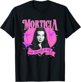 The Addams Family Valentine's Day Morticia Love Of Goth T-Shirt