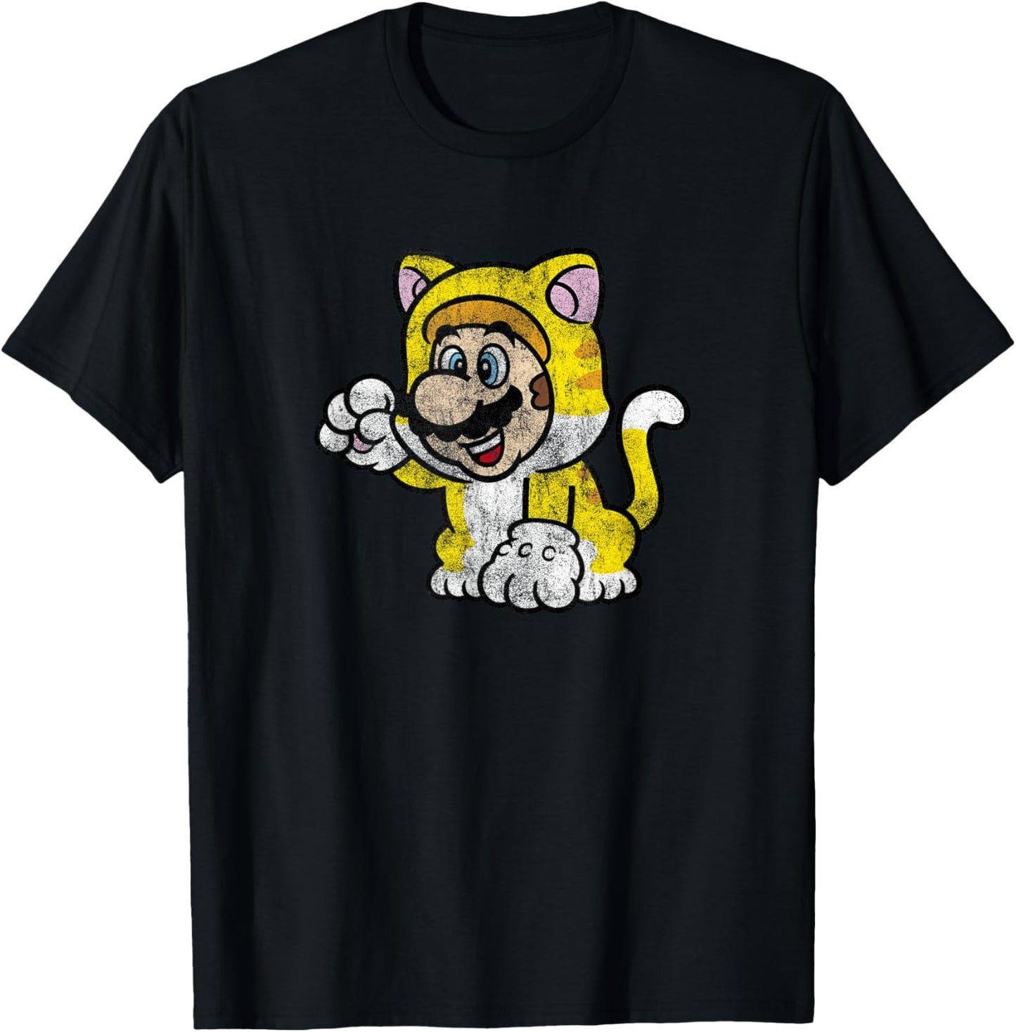 Super Mario 3D World Bowser's Fury Cat Mario Big Icon T-Shirt
