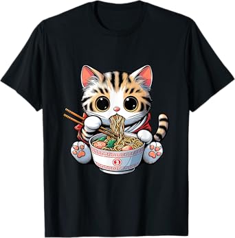 Bengal cat Kawaii Cats of the World Japanese Anime T-Shirt