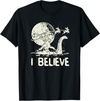 I Believe in Bigfoot Sasquatch Yeti and Santa Claus T-Shirt
