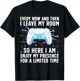 Funny Gamer Art For Men Women Gaming Gamer Video Game Lover T-Shirt