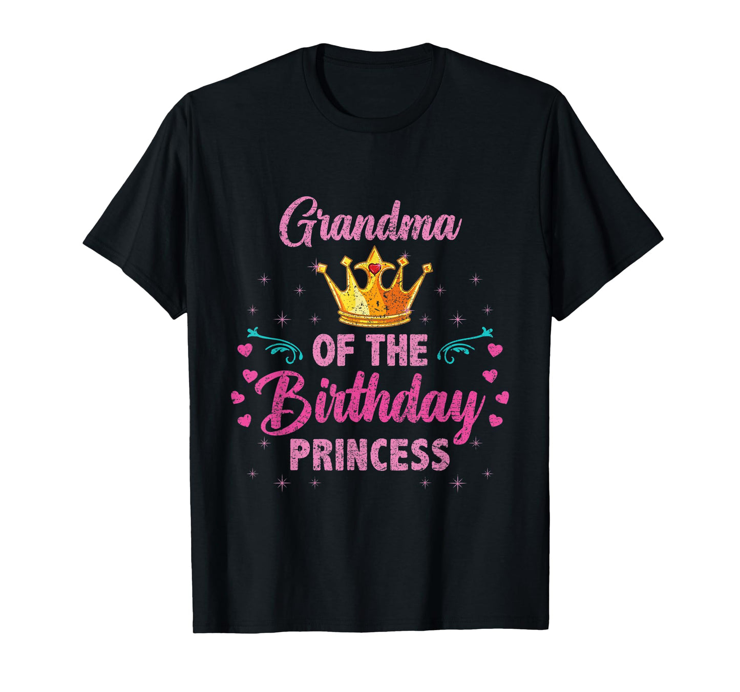 Grandma Of The Birthday Princess Vintage T-Shirt