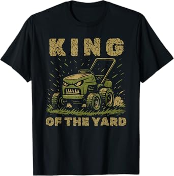Lawn Mower Funny Grass Cutting Gifts for Men with Attitude T-Shirt