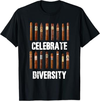 Celebrate Diversity Smoke Cigars Cigar Smoking T-Shirt