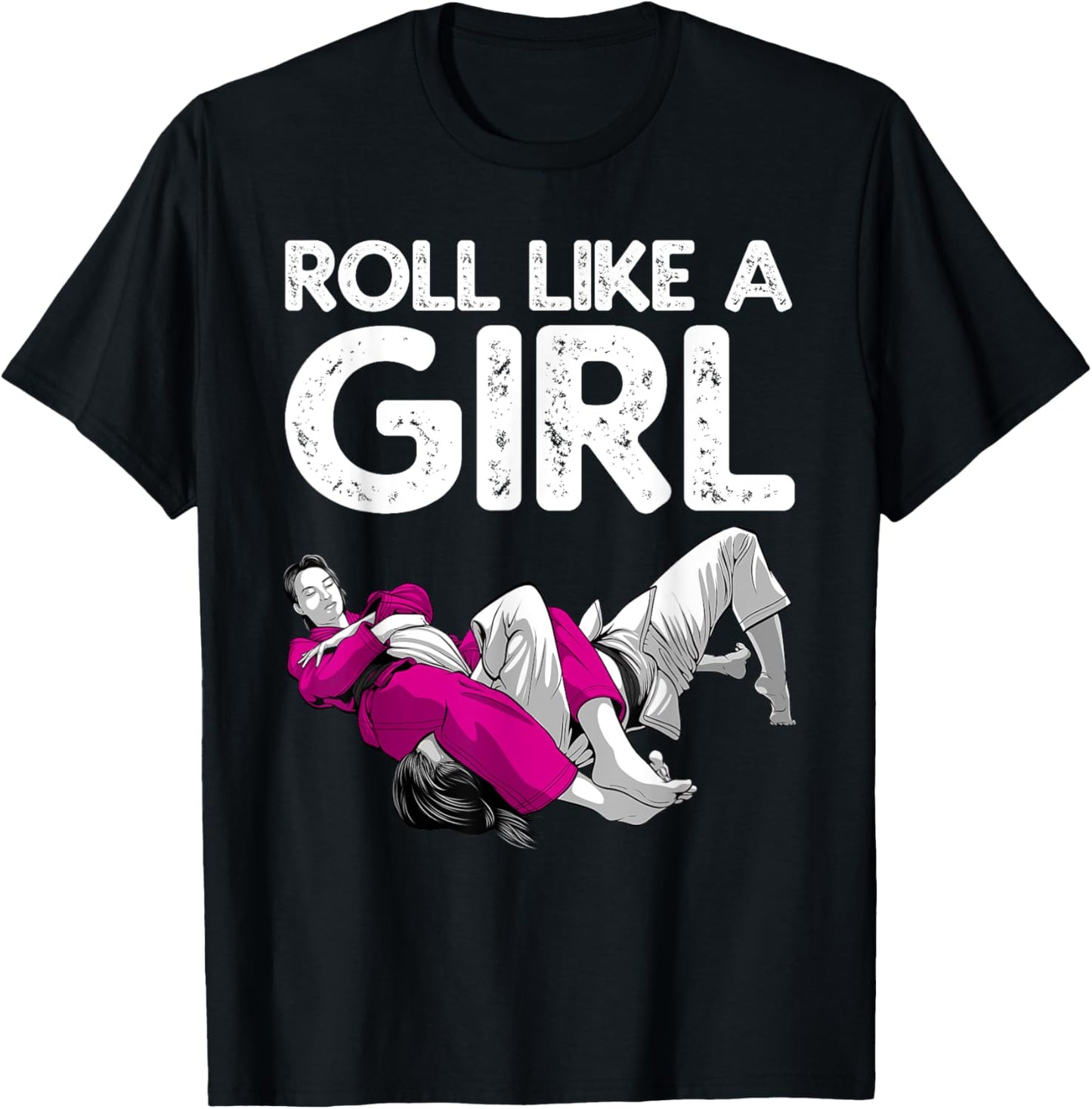 Funny Jiu Jitsu Art For Women Girls Kids Brazilian Jiu Jitsu T-Shirt