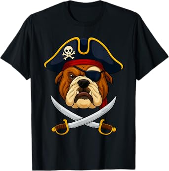 Bulldog Pirate T-Shirt