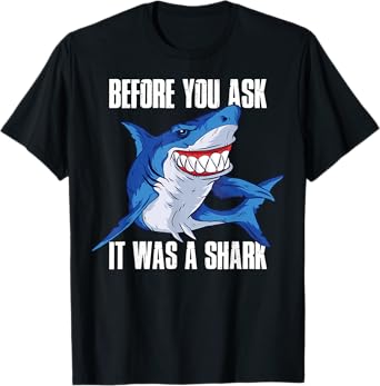 Before you ask it was an Amputee shark T-Shirt