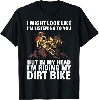 Best Dirt Bike Art For Men Women Motocross Dirt Bike Lover T-Shirt