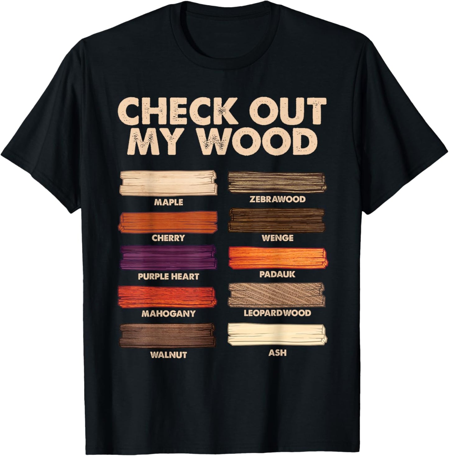Funny Woodworking Design For Men Dad Woodwork Wood Carpentry T-Shirt