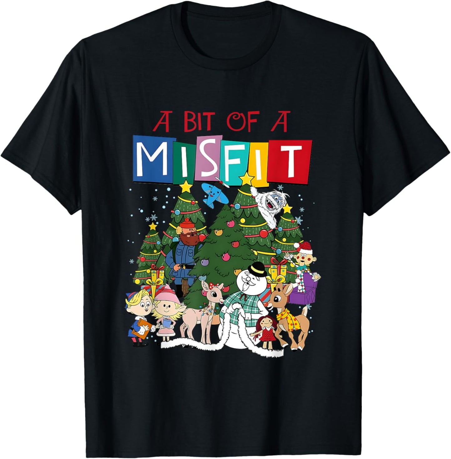 A Misfit Rudolph Christmas The Red Island Nosed Reindeer T-Shirt