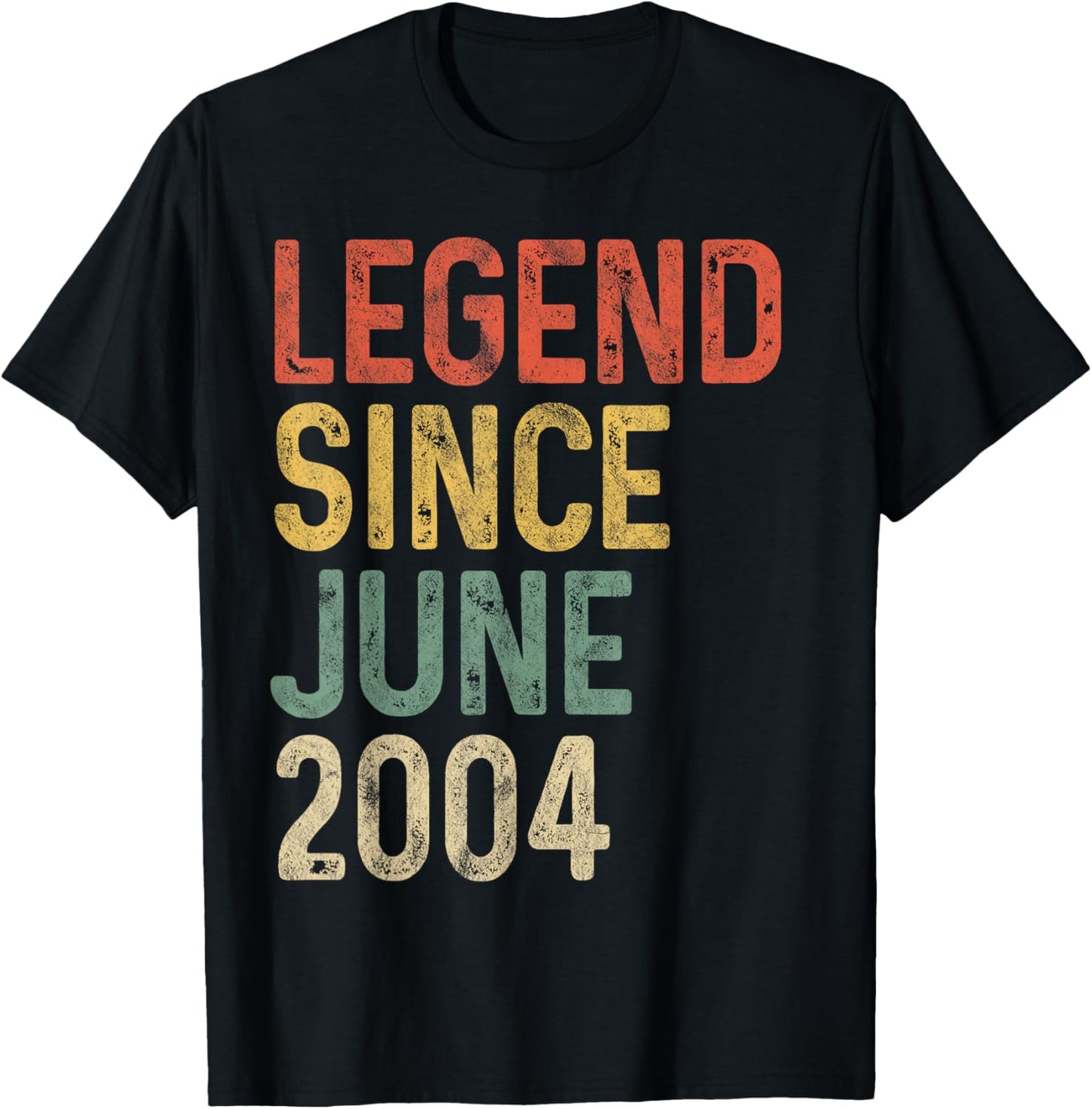 Legend 2004 21st Birthday Gifts for Men Women 21 Year Old T-Shirt