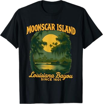 Retro Cartoon Halloween Zombie Island T-Shirt
