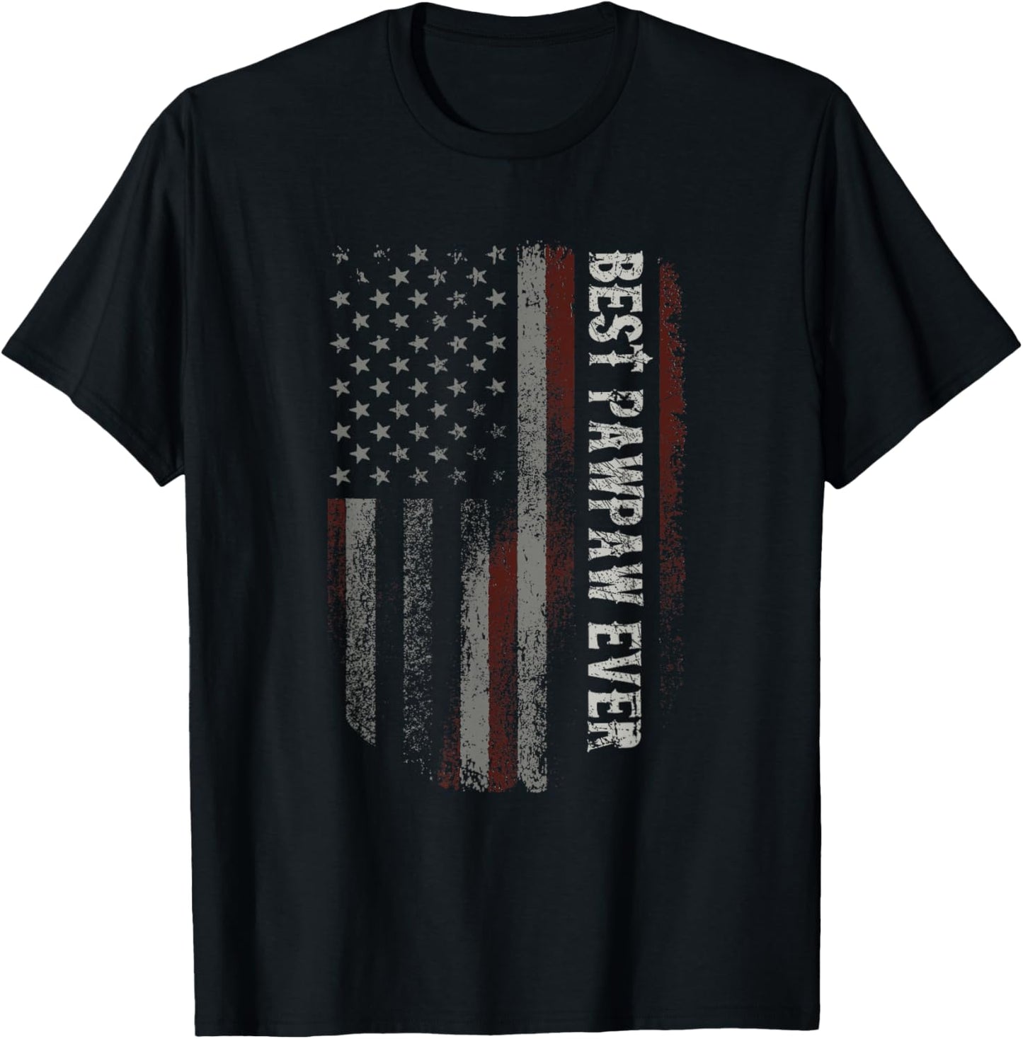 Best Pawpaw Ever American Flag Funny Grandpa Father's Day T-Shirt