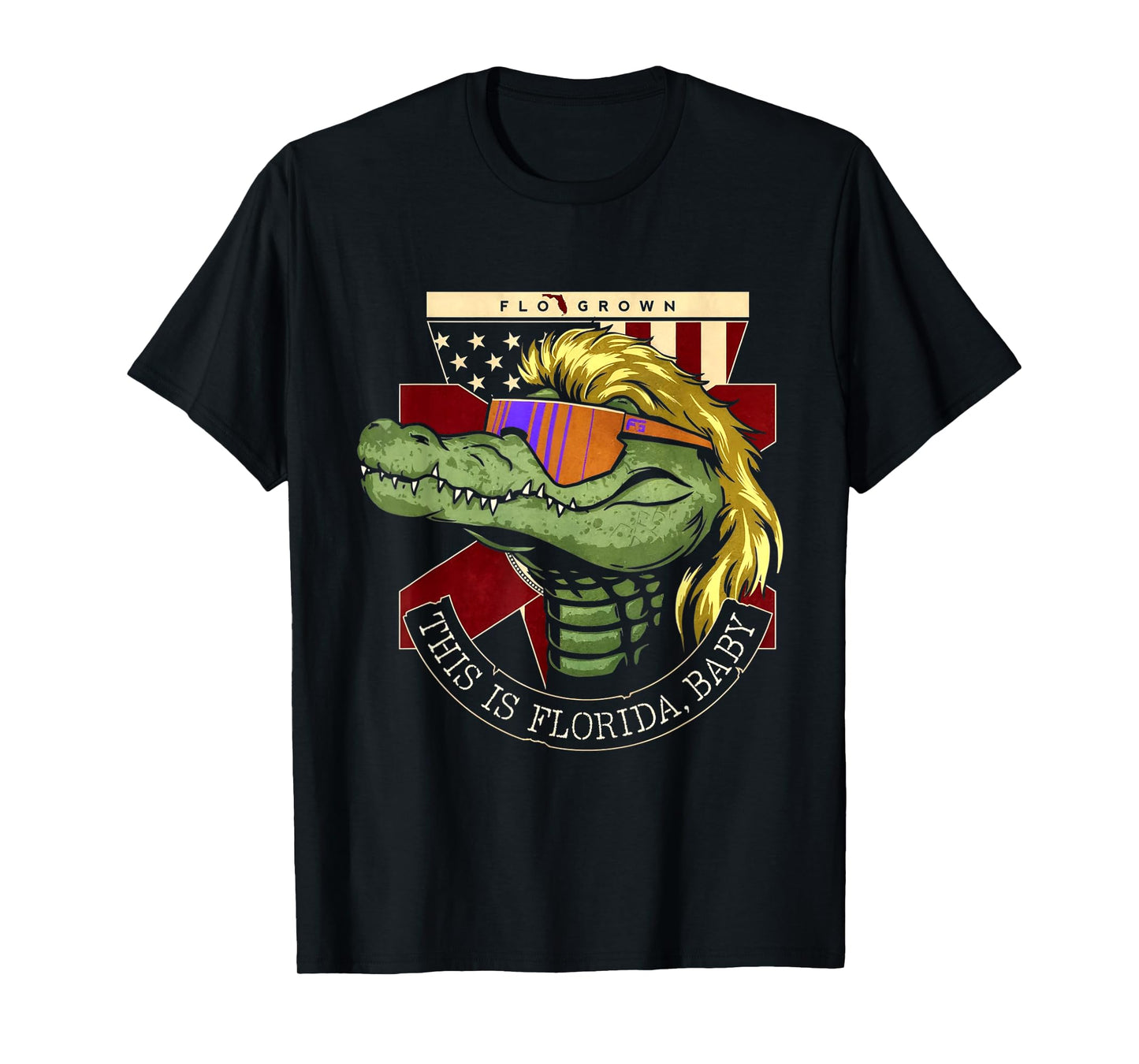 This Is Florida Baby Funny Crocodile T-Shirt
