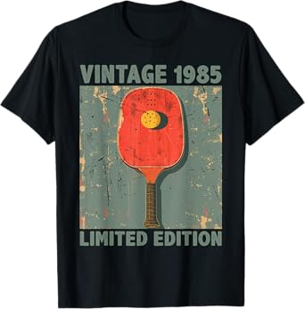 40 Years Old Gift Vintage 1985 Pickleball 41st Birthday T-Shirt