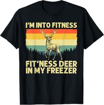 Deer Hunting Art For Men Women Buck Elk Hunter Deer Hunting T-Shirt