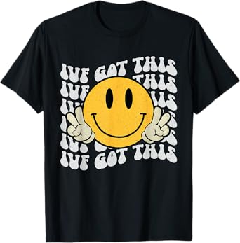 Groovy IVF Got Hope Inspiration IVF Mom Fertility Surrogate T-Shirt
