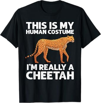 Funny Cheetah Design For Boys Girls Leopard Safari Wildlife T-Shirt