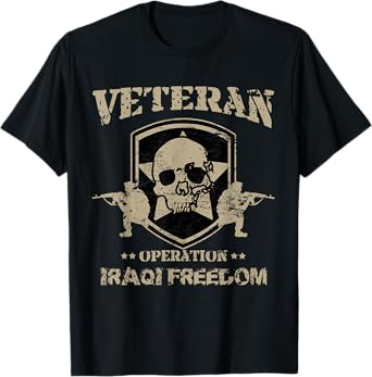 Military Veteran Shirt Operation Iraqi Freedom T-Shirt