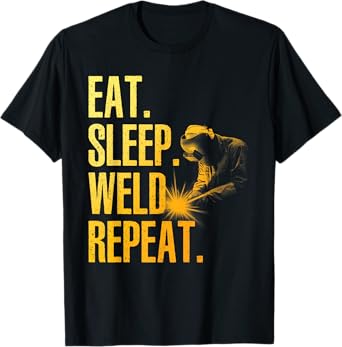 Best Welding Art For Men Women MIG/TIG Welding Metal Welder T-Shirt