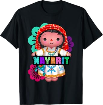 Nayarit Muñeca Lelé, Handmade Mexican Rag Doll Collection T-Shirt