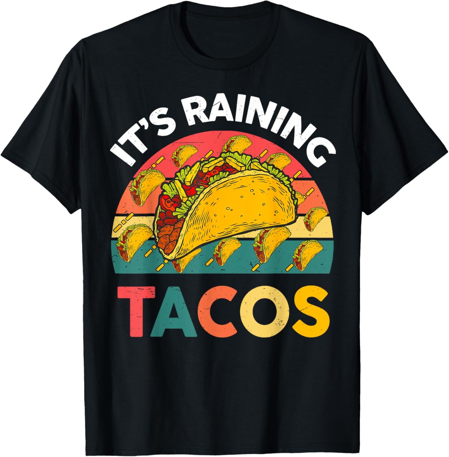 Its Raining Taco Shirt Kids Youth Toddler Funny Mexican Food T-Shirt