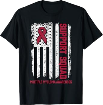 Multiple Myeloma Support Squad Multiple Myeloma Awareness T-Shirt