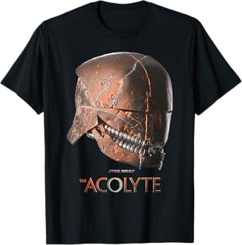 Star Wars The Acolyte Sith Lord Helmet Angle Portrait T-Shirt