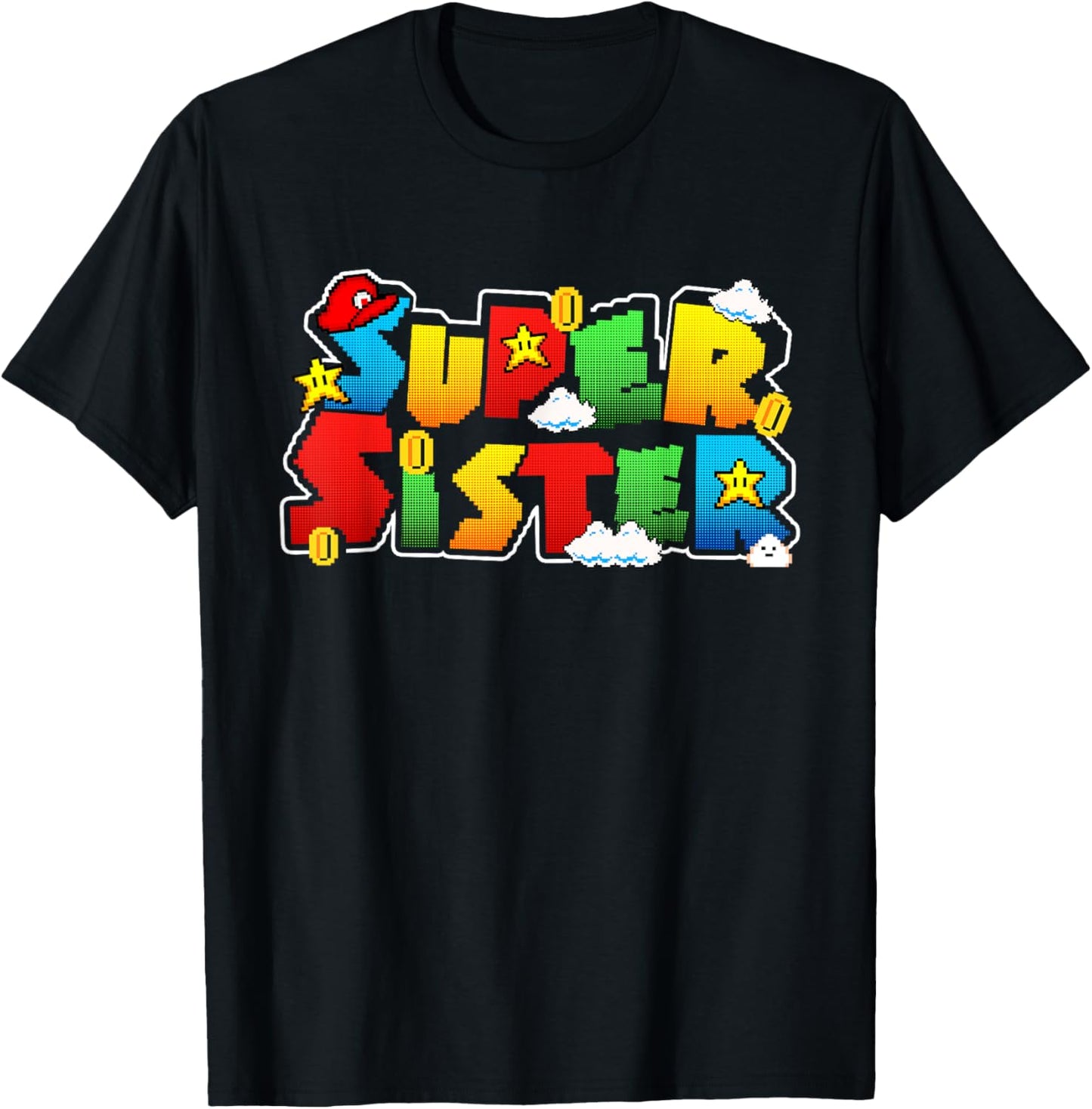 Gamer Super Family Matching Game Gift for Sister T-Shirt