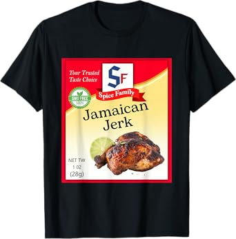Jamaican Jerk Condiment Costume Holiday Spice Group Costumes T-Shirt