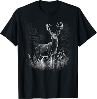Deer in the forest nature animals deer lovers T-Shirt