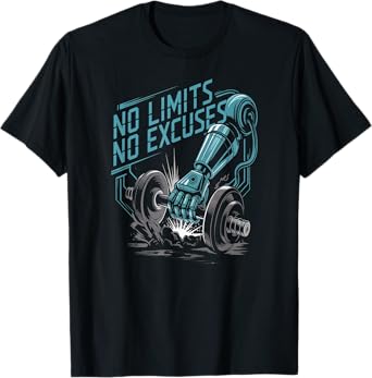 Relentless Strength Robotic Power Gym Fitness T-Shirt
