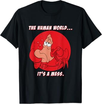 Disney The Little Mermaid Sebastian The Human World T-Shirt