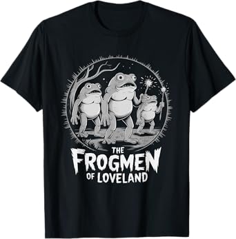 The Frogmen of Loveland Ohio Cryptid Urban Legend T-Shirt
