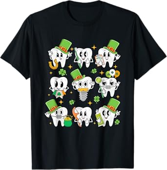 Dental St Patricks Day Dental Office St Pattys Day T-Shirt