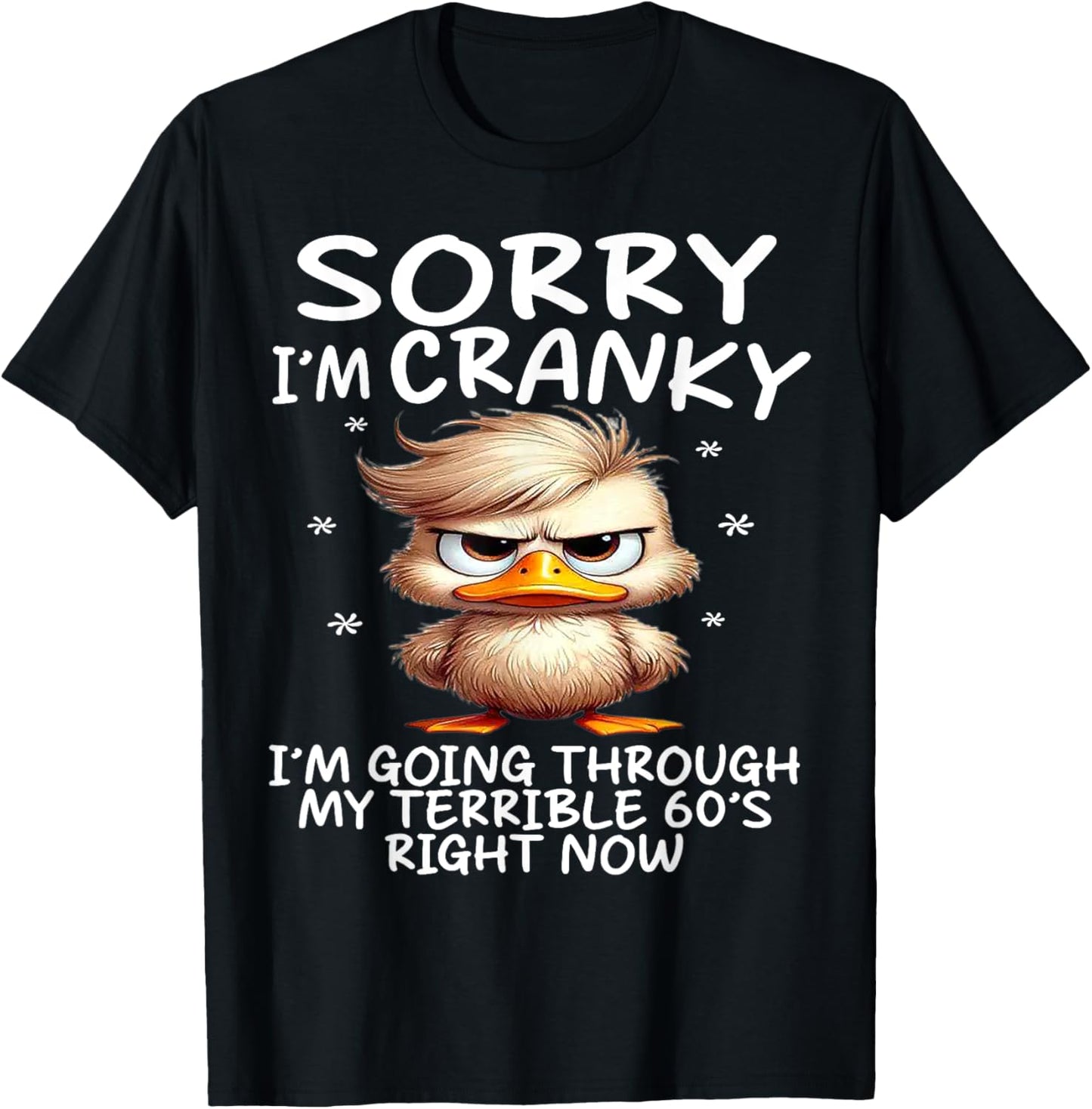 Sorry I'm Cranky I'm Going Through My Terrible 60's Right T-Shirt