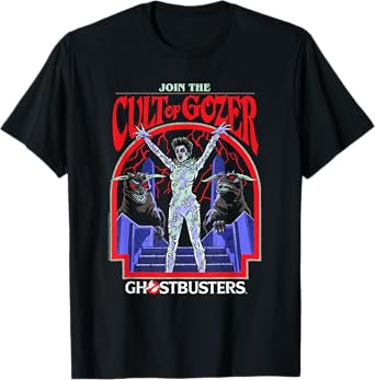 Steven Rhodes x Ghostbusters Join the Cult of Gozer Retro T-Shirt