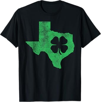 Texas Irish Shamrock St. Patrick's Day Saint Paddy's Gift T-Shirt