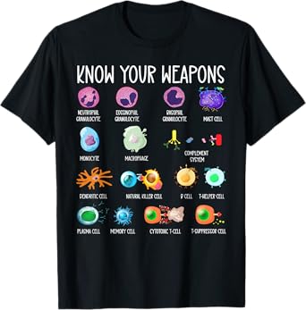 Immune System Tee, Know Your Weapon Tee T-Shirt
