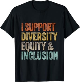 I Support Diversity Equity And Inclusion Mental Health Unity T-Shirt